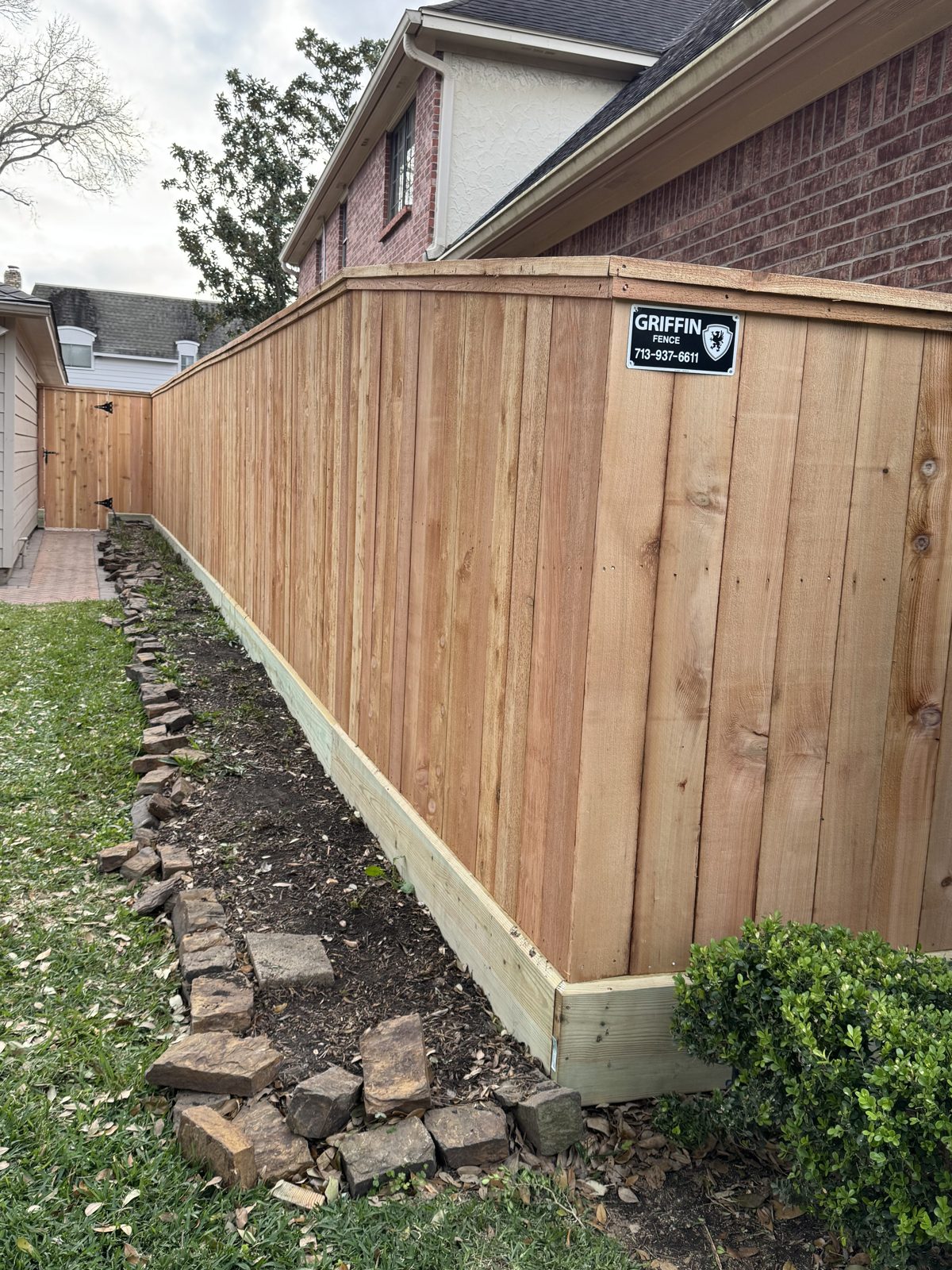 Griffin Fence team at work in Houston