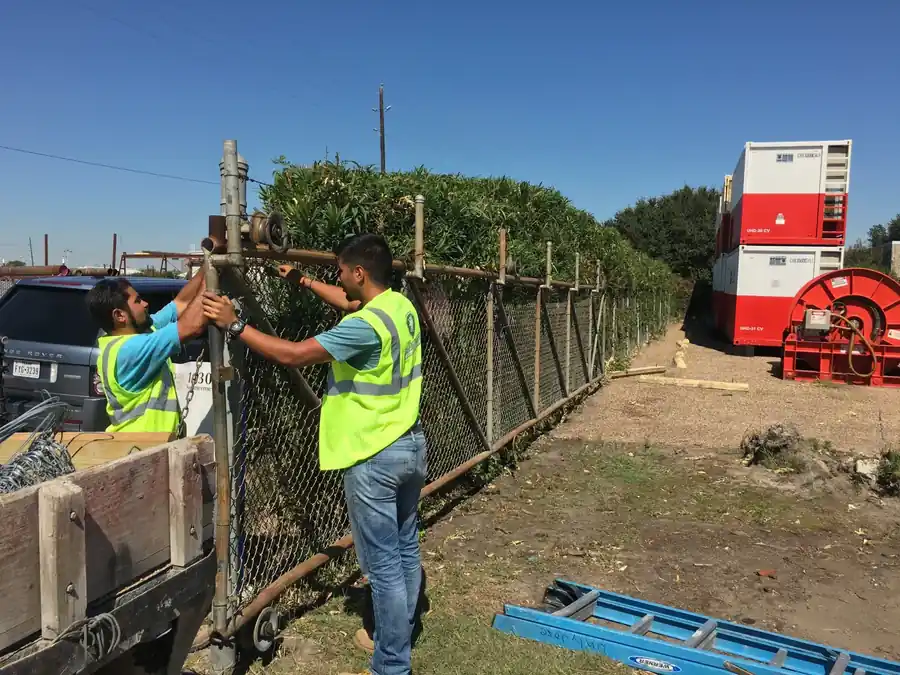 Griffin Fence project in Houston, TX