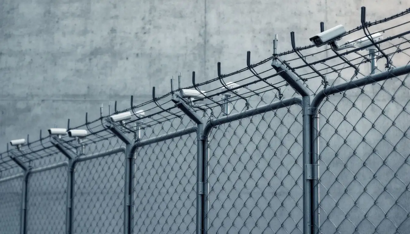 Chain link wind screen Houston