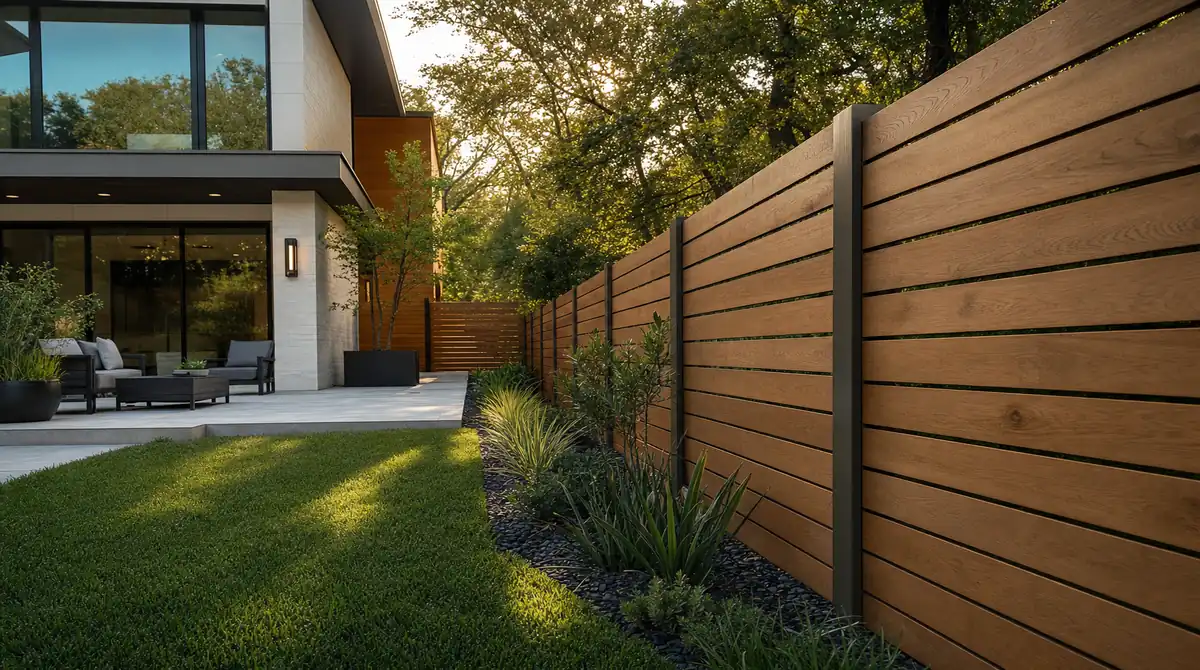 Horizontal Fence in Houston, TX: Modern Fence Ideas and What to Know Before You Build