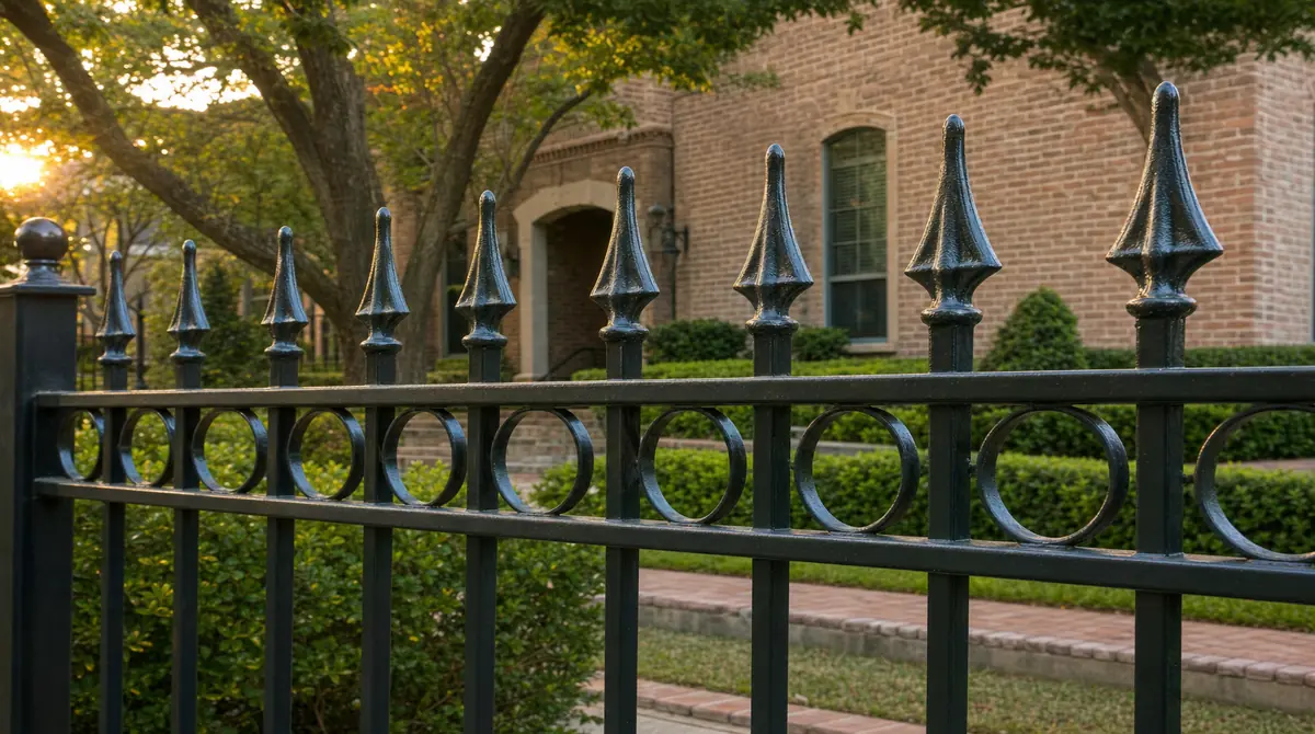 Iron Fence in Houston, TX: Style, Durability, and What to Expect