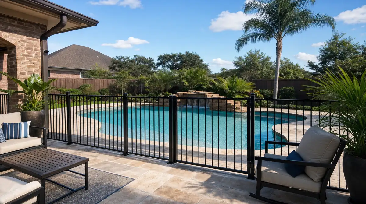 Pool Fence in Houston, TX: Safety Codes, Materials, and Installation
