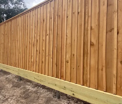 Batten Board cedar fence — Griffin Fence Houston, TX
